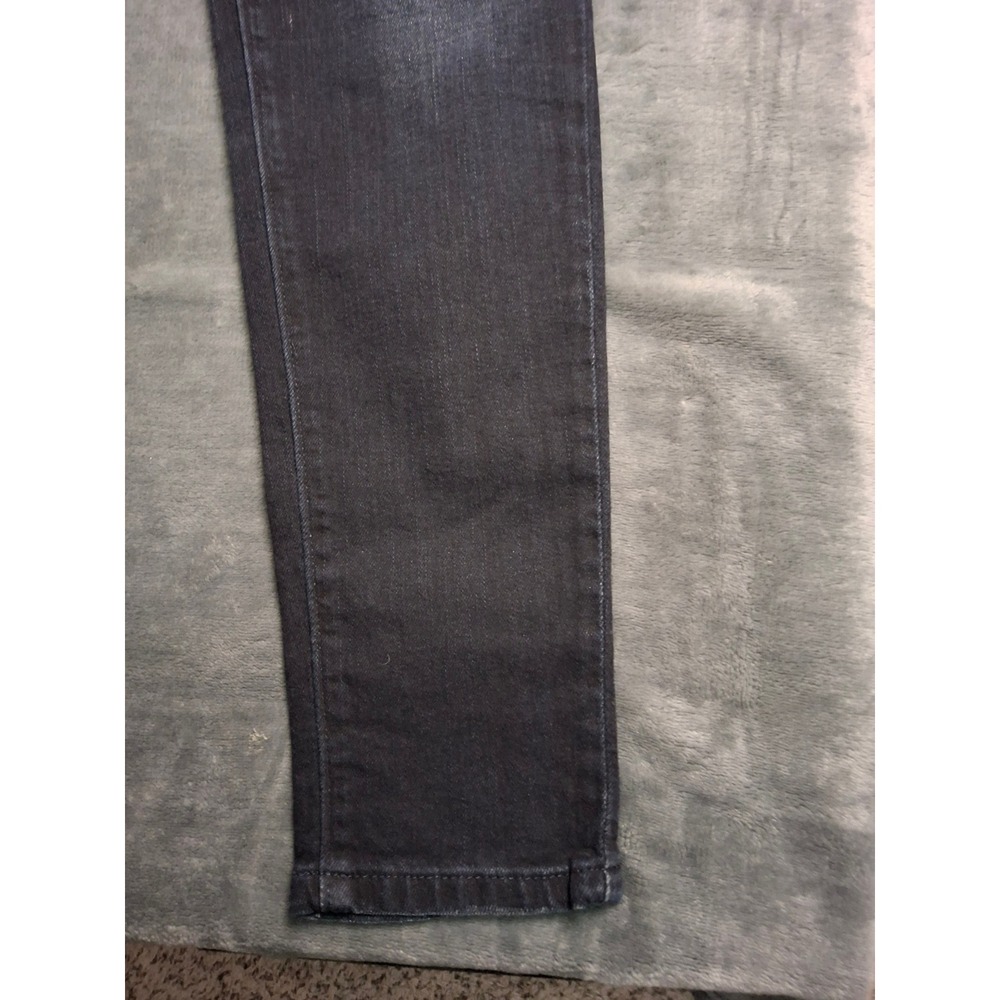 Michael Kors Womens Skinny Jeans Dark Wash Gold Zipper Detail Denim Blue Size 4 - Picture 3 of 16
